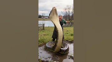 Will Grandma Throw the Giant Python into the River and Save the Calf? 🐄🐍🌊💪Dadi Phenkengi!