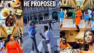 GRWM: My 27th Birthday Vlog in Milan||He Proposed To her on my Birthday/Surprise proposal video