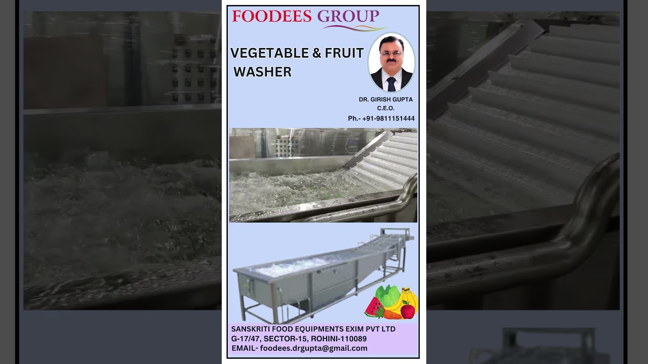 VEGETABLE & FRUIT WASHER