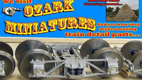 Building AMAZING Large Scale Train Parts - Ozark Miniatures