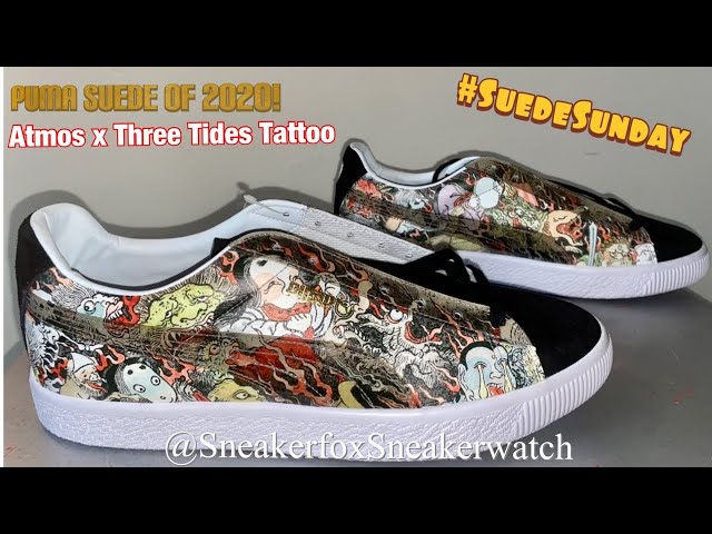 Best Puma Suede of 2020, Atmos x Three Tides Tattoos Review