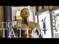 Tiger tattoo on the neck -STILLGO FULL THROTTLE-