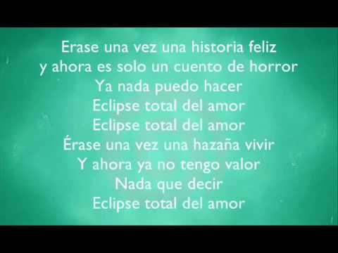 Yuridia ft Patricio   Eclipse total del amor letra