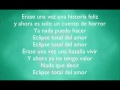Yuridia ft Patricio Eclipse total del amor letra