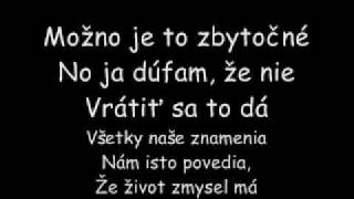 Martin Harich- Som na tebe závislý text