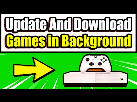 How to UPDATE and DOWNLOAD GAMES Automatically in the Background on Xbox One (Easy Method)