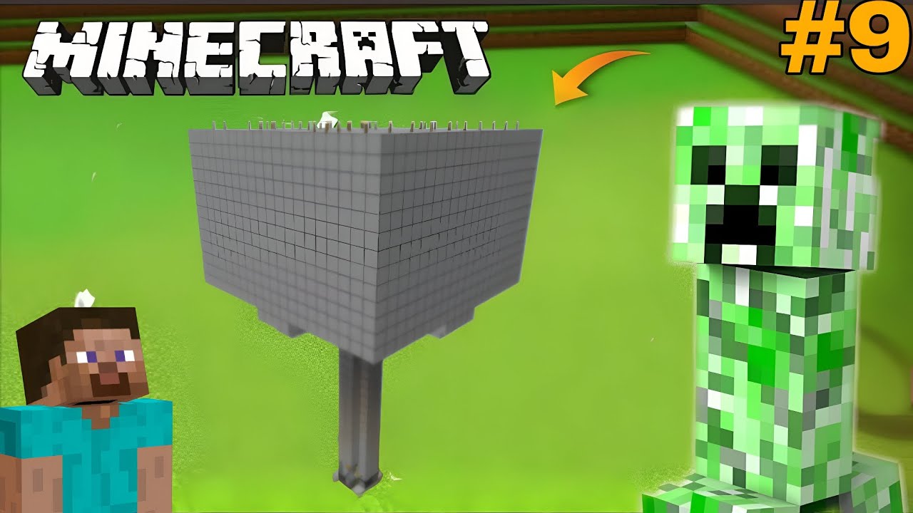 I MADE EASIEST CREEPER FARM | MINECRAFT GAMEPLAY #9 - YouTube