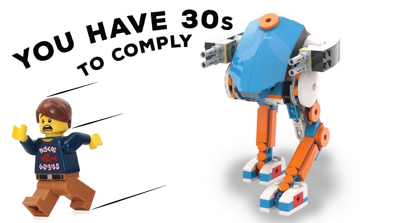 LEGO ED-209 Walker Automaton built with LEGO BOOST