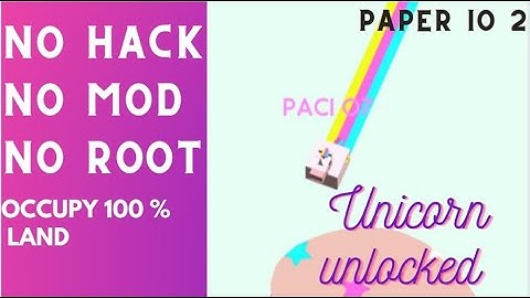 paper io 2 instant win! occupying 100% land and unlocking legendary unicorn.