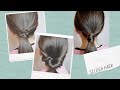 #3 Tutorial Facili Per i Capelli, Come Fare La Coda Con l'Elastico Nascosto in Modo ELEGANTE 🪄💖