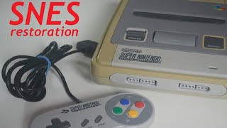 Super Nintendo SNES restoration retrobright