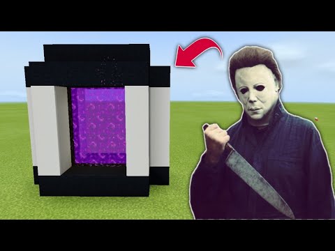 Membuat Portal Michael Myers (Horror) Dimension ~ Minecraft PE