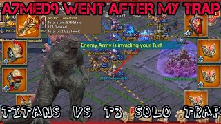 Lords Mobile - Maxed TITANS vs T3 Solo Trap | Eating full T5 Solos and Nasty Counters