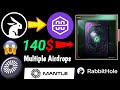 140$ Polygon zkEvm Saga week-3 | Mantle Big Airdrop | RabbitHole Quest