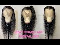 HOW TO MAKE LACE FRONTAL WIG FOR BEGINNERS!