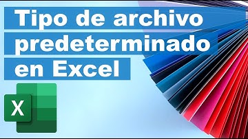🛠 Configurar tipo de archivo predeterminado en excel