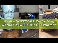Review SWEETFULL Coffee Mug Warmer, 36W Electric Cup Warmer for Desk with 3-Temp Settings Advanced T