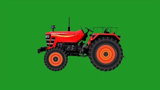 green screen tractor/copyright free green screen
