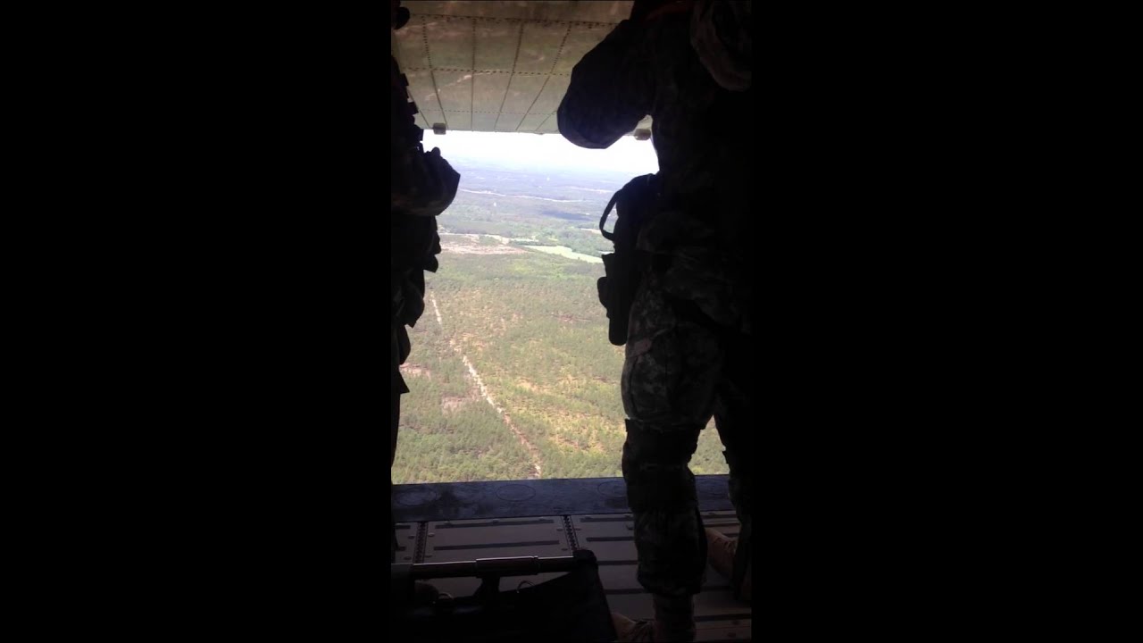 C-23 Sherpa jump on Nijmegen DZ