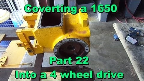 Building a 1650 Cub Cadet 4 wheel drive part 22