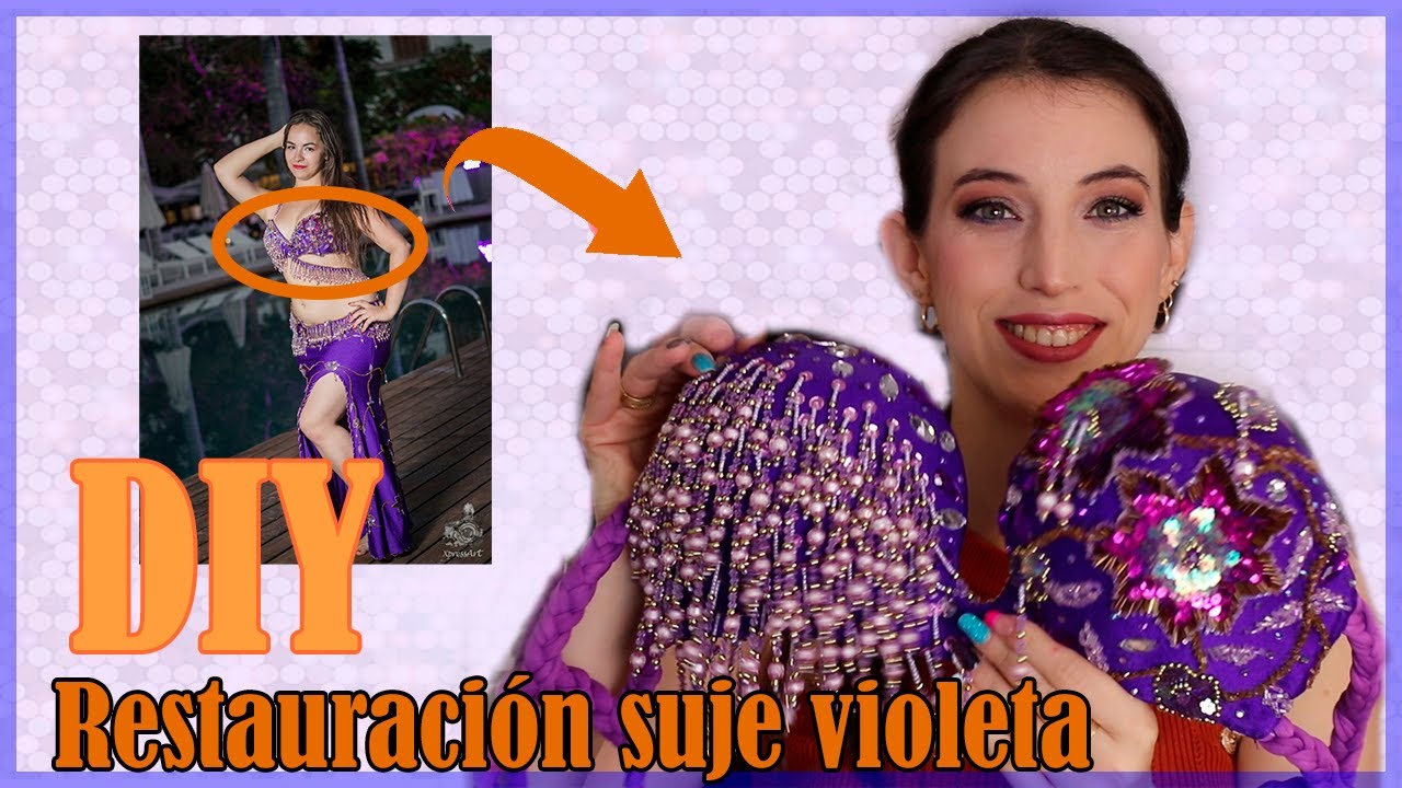 Bellydance bra DIY -Remodelación sujetador danza oriental de 