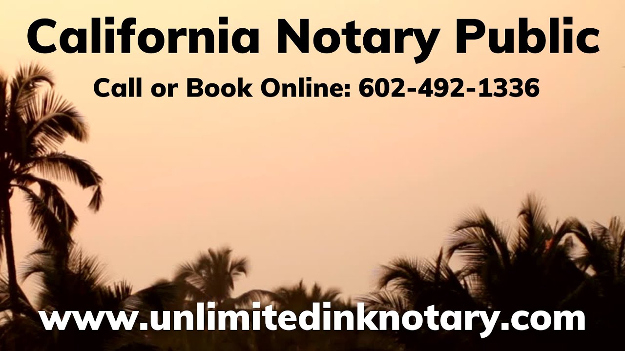 Notary Public Near, Venice California, 90291. Open Early & Late