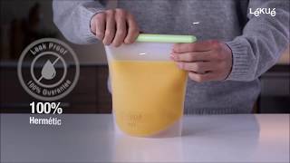 Reusable silicone bags | Lékué