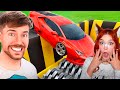 MrBeast - Lamborghini vs. Измельчитель Реакция на Мистера Биста