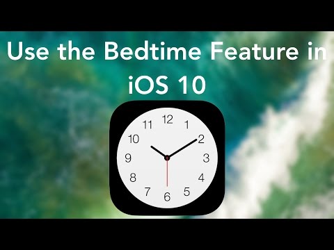 iOS 10에서 취침 기능 사용