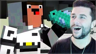 Reacting To SPACE DERP Funny Minecraft Animation