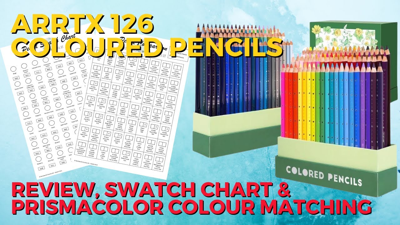 Prismacolor Premier Colored Pencil Swatch Charts