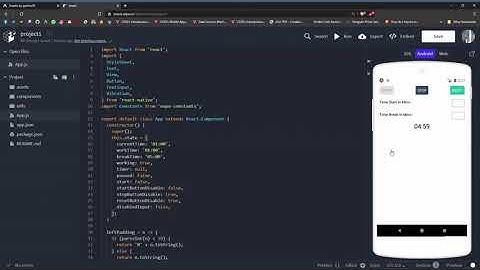CS50 Pomodoro Timer Project 1