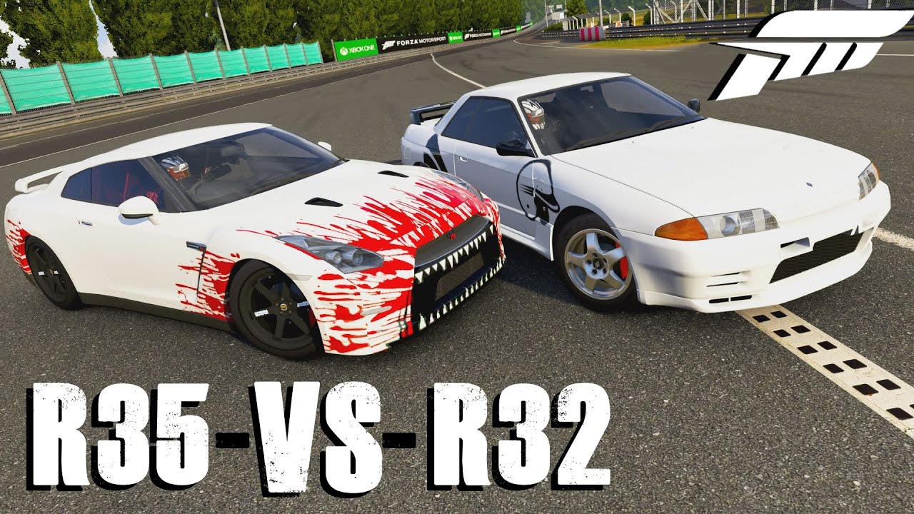 GENERATION BATTLE || Nissan GTR R35 VS R32 || Forza 6 - YouTube