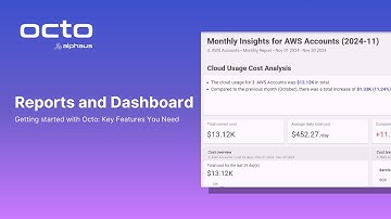 Reports and Dashboard | Track & Analyze Cloud Costs and Usage