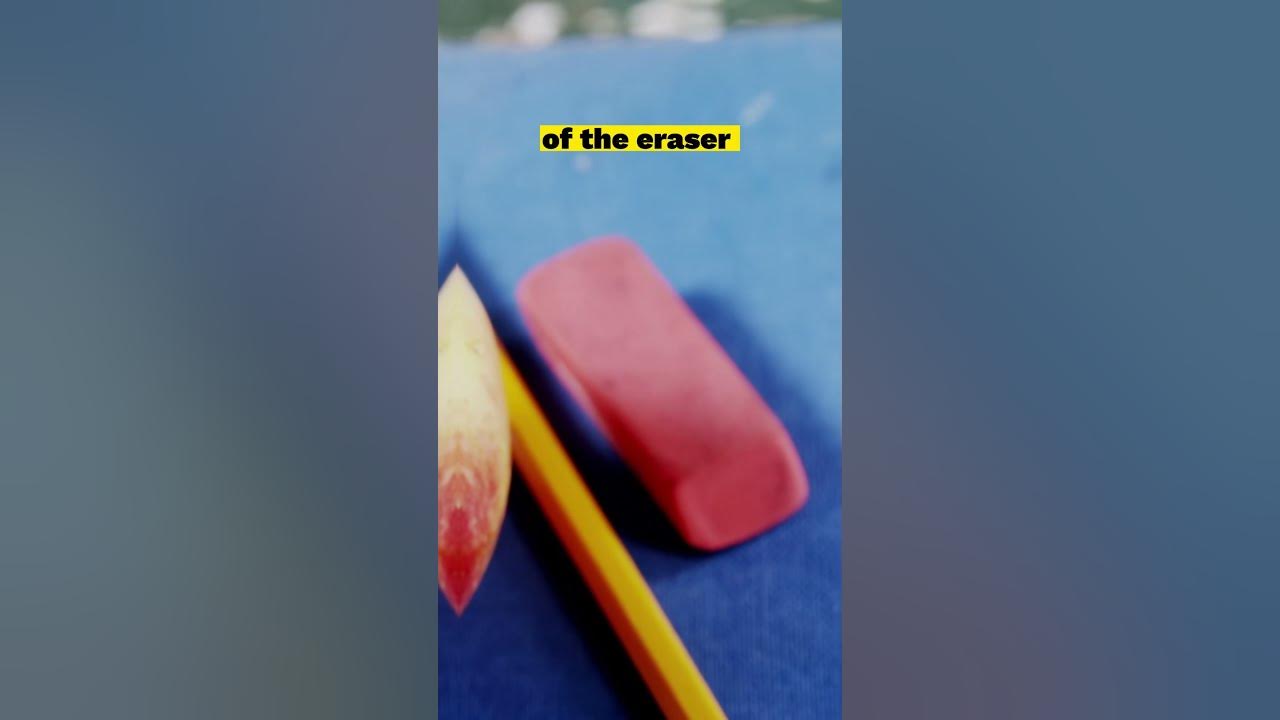 What is the purpose of the blue eraser? shorts eraser YouTube
