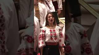 Ukrainian Choir sings popular traditional song