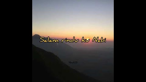 Thumbnail of UJE Salam Rindu ku Nabi-Lirik