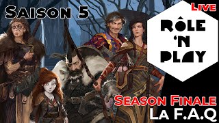 Saison 5 : Season Finale FAQ