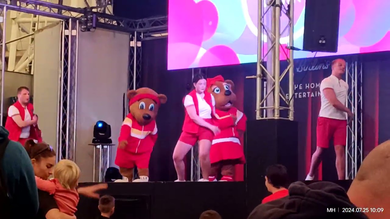 Butlins billy bear exercise