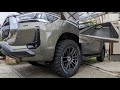 専用設計 GOODYEAR ラバーマットとアジアンマッドタイヤ＆社外ホイール装着#ハイラックス#HILUX#GUN125#四駆#カスタム#CUSTOM#TRUCK#トラック　＠kaizen1975