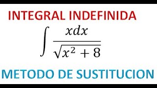 INTEGRAL INDEFINIDA // EJERCICIO 19