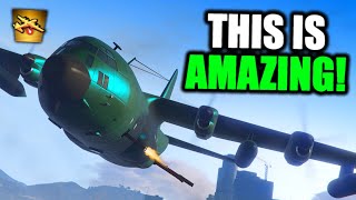 I Tried The NEW TITAN 250 D GUNSHIP in GTA Online, And It's AMAZING!!! (Early In Depth Look)