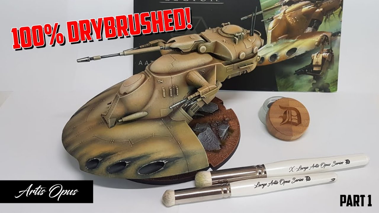 How to paint AAT Battle Tank for Star Wars Legion Part 1 YouTube