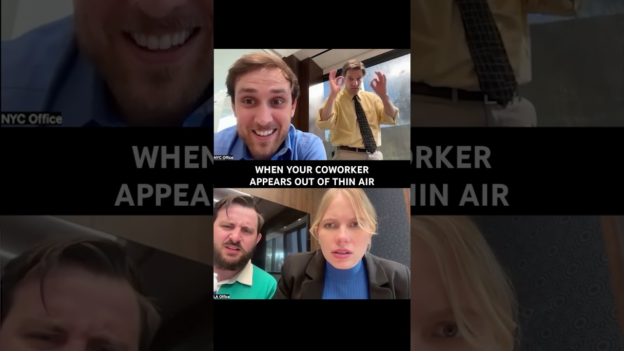 he’s behind you 👀 ​⁠