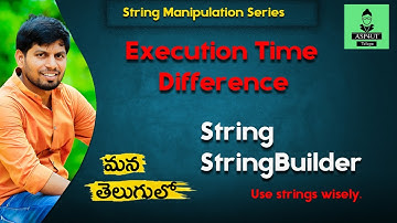 Execution time difference string vs sb