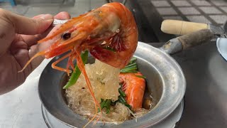 200 Crab & Shrimp Claypot per day, 5 years straight Michelin Guide - Thai Street Food