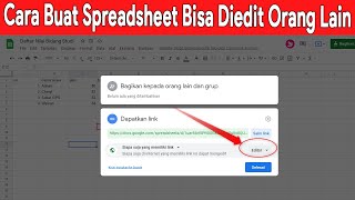 how to make a spreadsheet editable for other people screenshot 1
