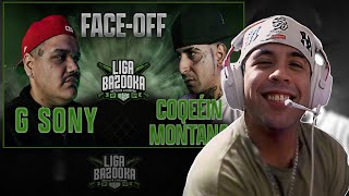 MKS REACCIONA AL FACE OFF DE LIGA BAZOOKA: G SONY VS COQUEIN :@