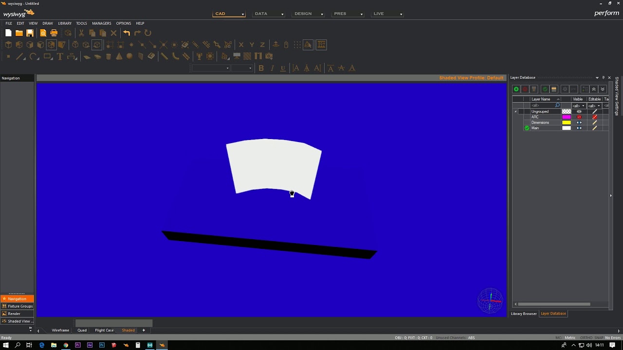 WYSWIYG R40 CURVE SCREEN