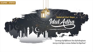 Video Ucapan Selamat idul adha 2023 | Intro screenshot 1